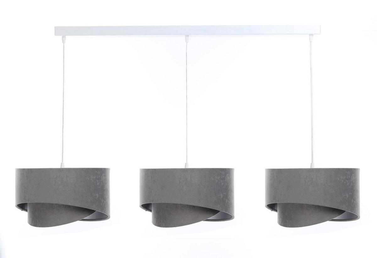 HÄNGELEUCHTE Grau 30/18 cm - Grau, Kunststoff (30/0.3/18cm) - ONZENO