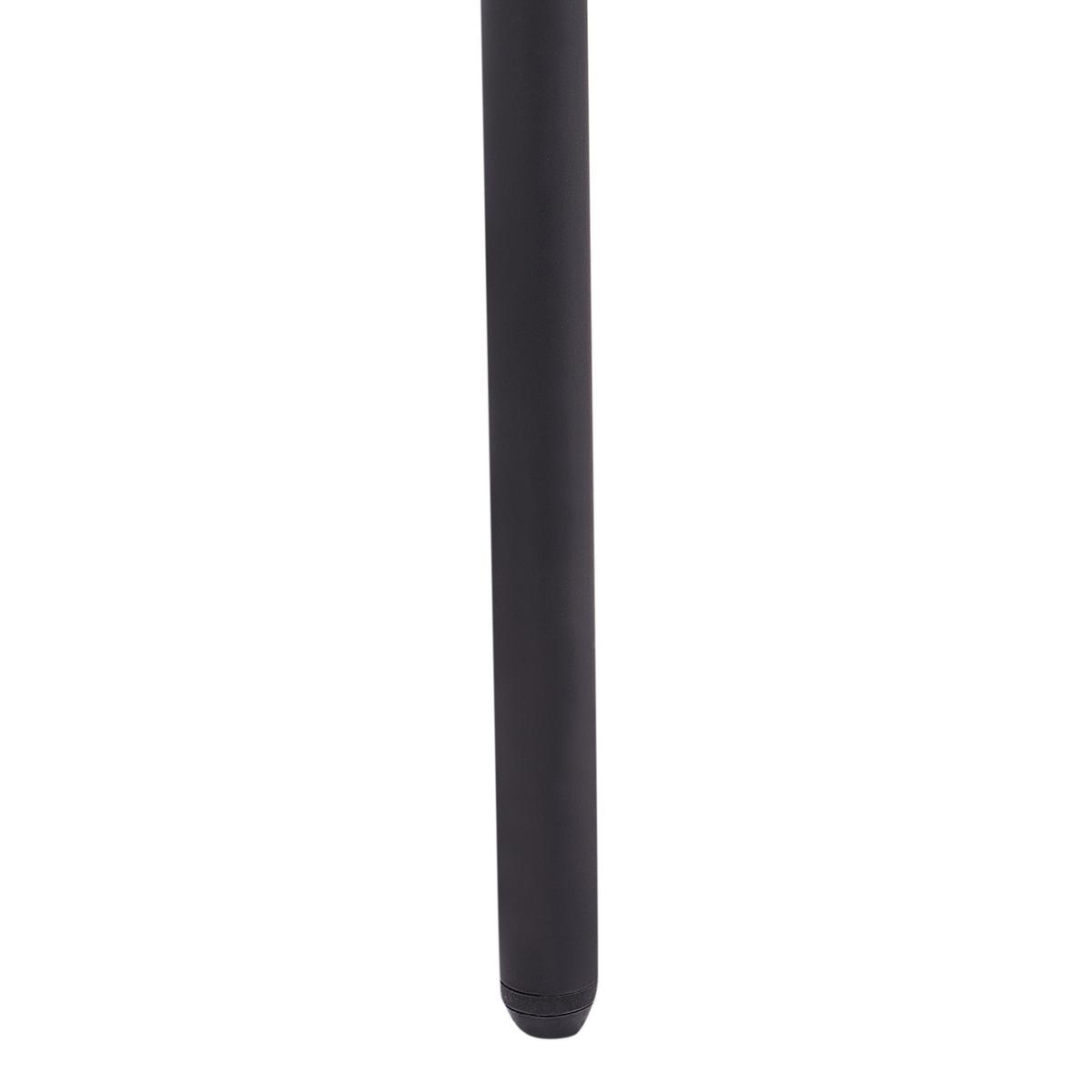 ESSZIMMERSTUHL 2er-Set Metall Schwarz Mayetta - Naturfarben, Metall (50/81/51cm) - Beliani