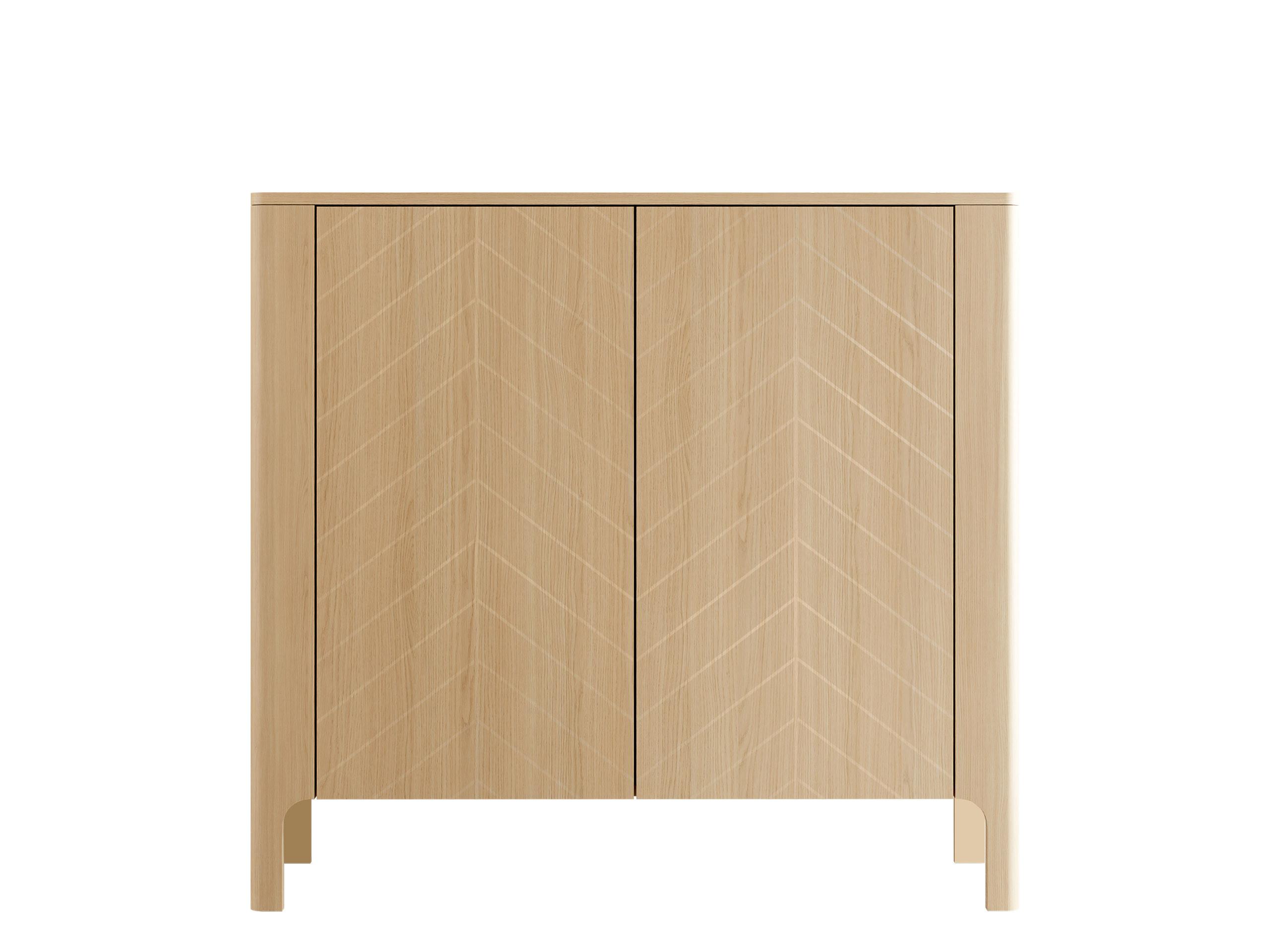 KOMMODE Malumi MM02 2D - Eichefarben/Naturfarben, Holzwerkstoff/Metall (103/96/41cm) - MIRJAN24