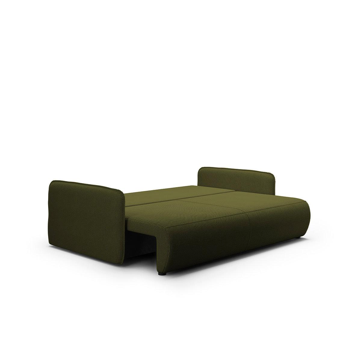 SOFA Claudio 3 Sitzplätze Grün - Grün, Holz (216/86/105cm) - Petits-meubles