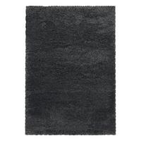 HOCHFLORTEPPICH SALZACH, einfarbig, aus Polypropylen, Grau, 80 x 150 cm - Grau, Textil (150/80cm) - KADIMA DESIGN