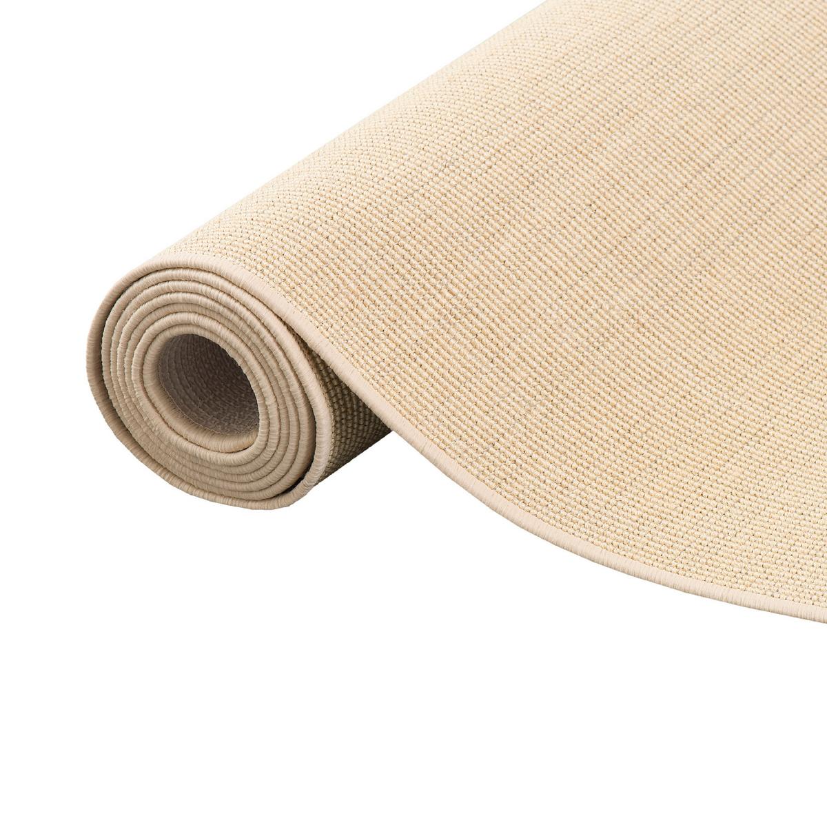 SISAL NATUR LÄUFER TEPPICH - Creme, Textil (80/400cm) - Snapstyle