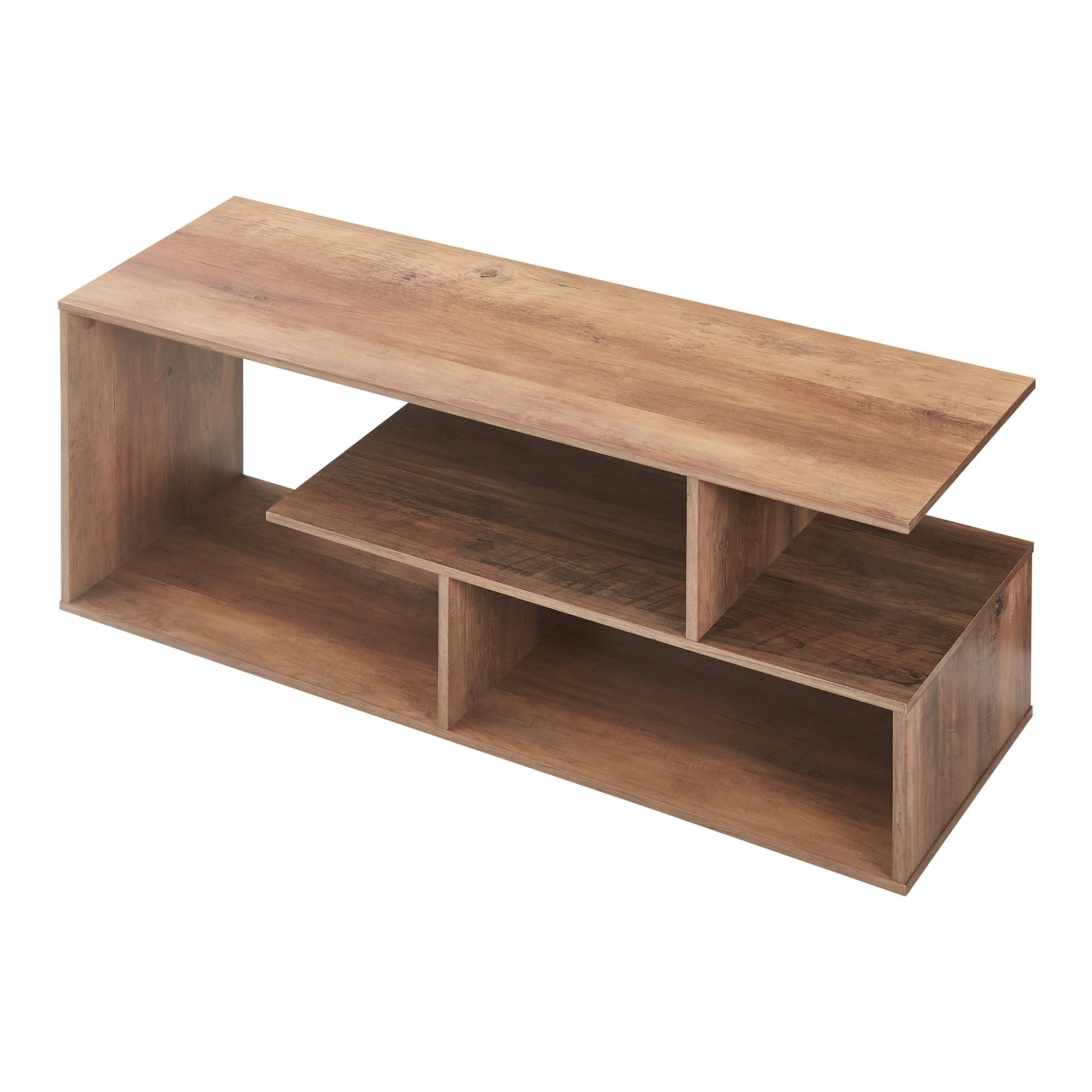 FERNSEHTISCH Anän - Walnussfarben, Holzwerkstoff (29.5/42/100cm) - [en.casa]