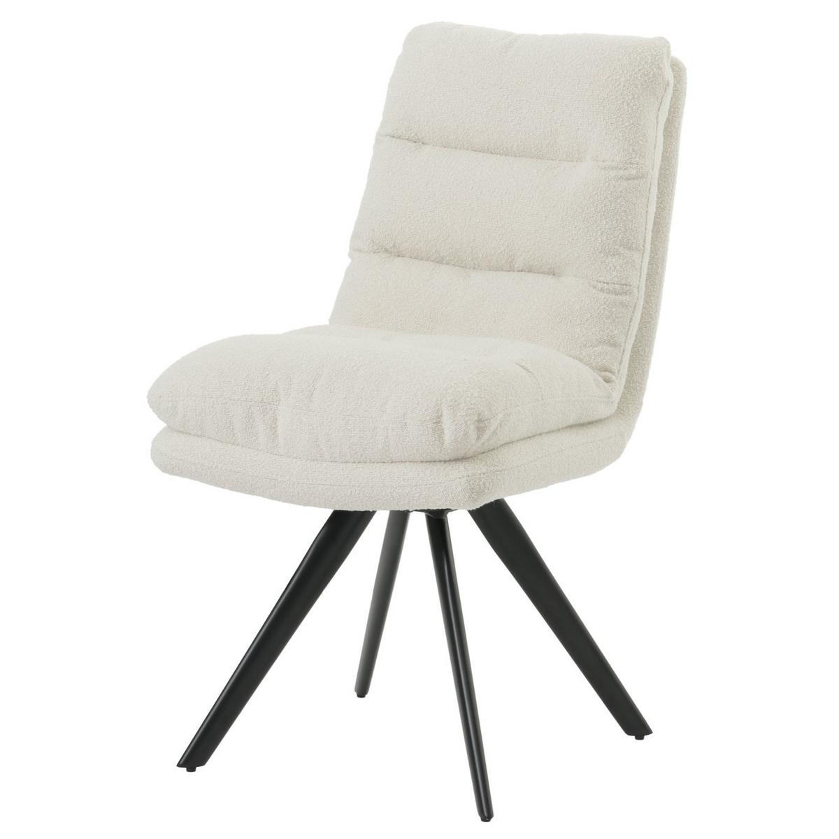 ESSZIMMERSTUHL Weiß - Creme/Weiß, Textil (48/92/68cm) - MCW