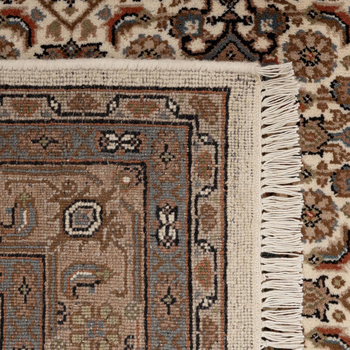 ORIENTTEPPICH Indo Bidjar, klassisch, strapazierfähig 120x180 cm - Creme, Textil (120/180cm) - Rug and Roll