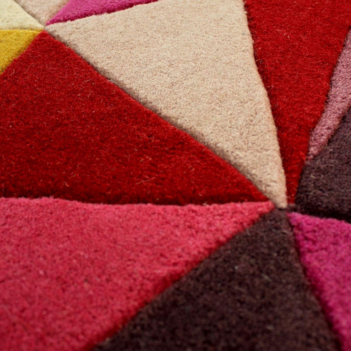 WOLLTEPPICH DERWENT, geometrisch, Bunt, 120 x 170 cm - Multicolor, Textil (170/120cm) - KADIMA DESIGN
