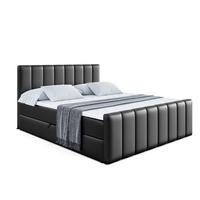BOXBETT OTTA-Z - 200x200 cm - H3 - Schwarz Hochglanz - Schwarz Hochglanz, Holzwerkstoff (200/200cm) - ALTDECOR