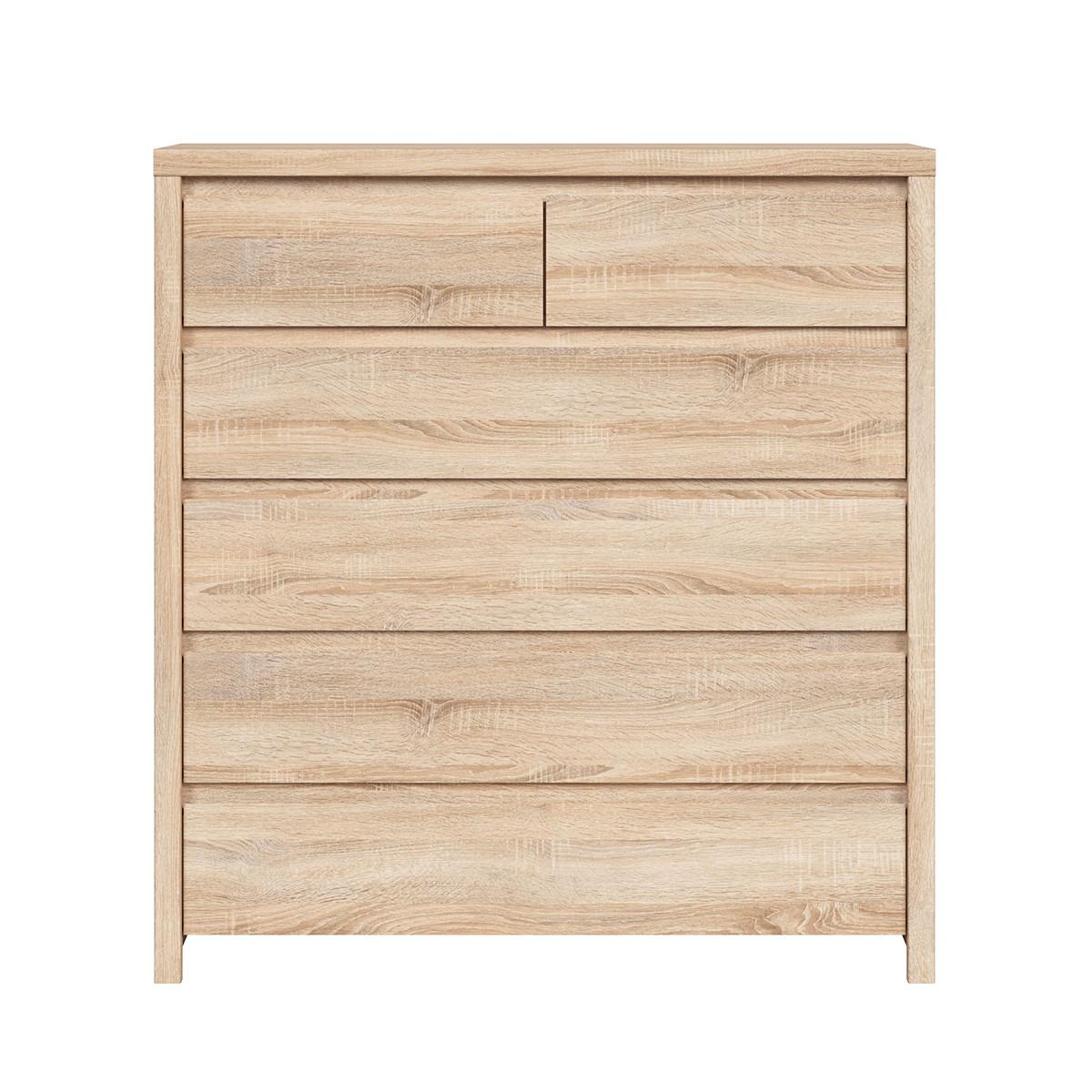 KOMMODE Soren Holz - Braun, Holzwerkstoff (104.5/112/40.5cm) - Petits-meubles