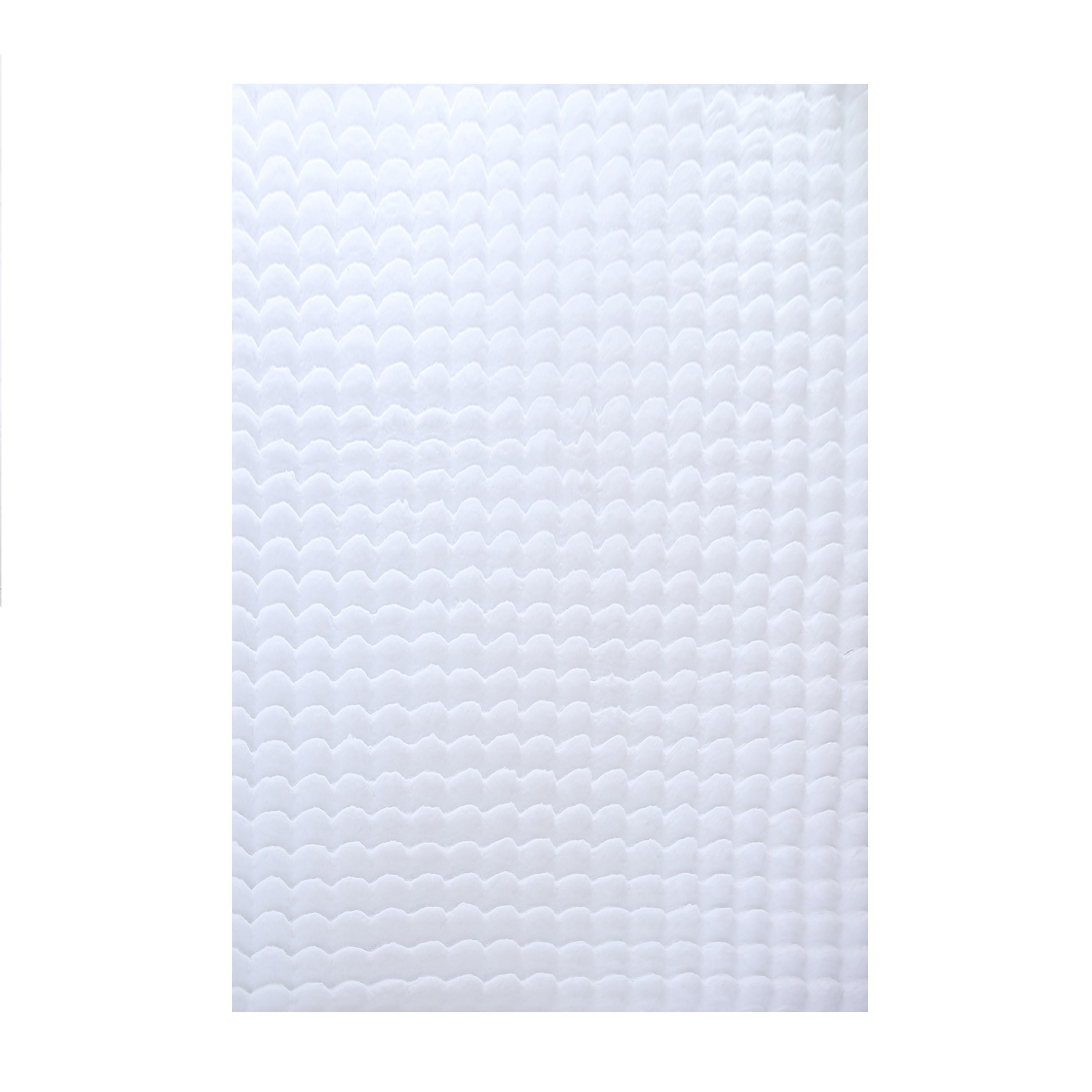 HOCHFLORTEPPICH Waschbar NAUDERS, einfarbig, Weiß, 160 x 230 cm - Weiß, Textil (230/160cm) - KADIMA DESIGN