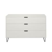 KOMMODE Erna 119x45x82 Kreidegrau matt Lack - Hellgrau, Holzwerkstoff (119/82/45cm) - 58aufmkessel