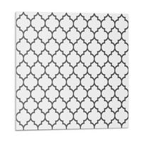 WANDPANEEL 20 Stück 20x20 cm selbstklebend Jornisse - Schwarz, Kunststoff (20/1.6/20cm) - Wallfluent
