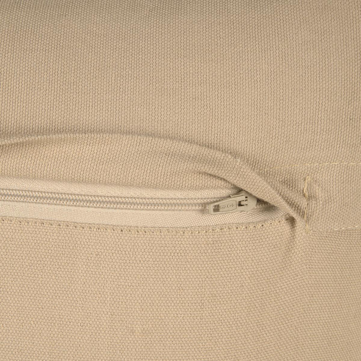 DEKOKISSEN 2er-Set Beige 30/50 cm Caesia - Sandfarben, Textil (30/50cm) - Beliani