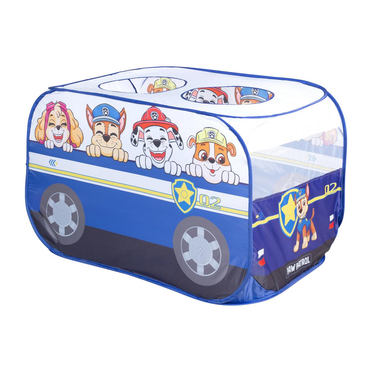 POP UP SPIELBUS Paw Patrol - Blau, Kunststoff (75/75/120cm) - Roba