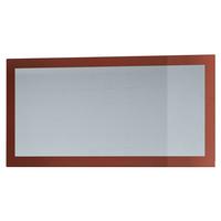 SPIEGEL Lima Bordeaux Hochglanz - Bordeaux, Holzwerkstoff (110/52/2cm) - Vladon