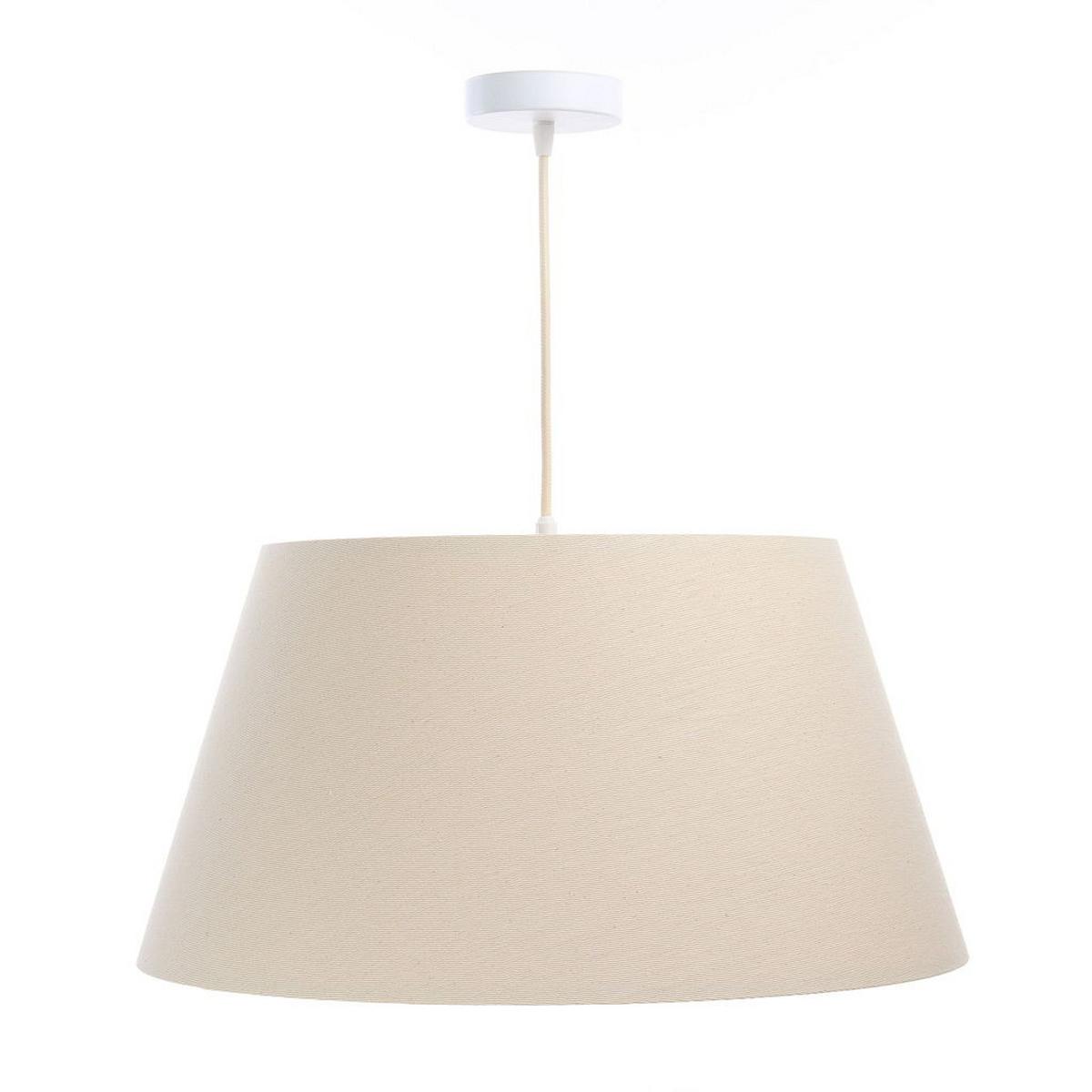 HÄNGELEUCHTE Beige 50/25 cm - Beige, Kunststoff (50/1/25cm) - ONZENO