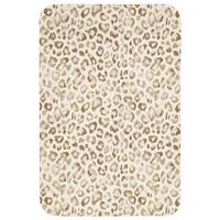 BADEMATTE Leopard - Klassisch - Beige Rutschfest 60x90 cm - Hellbraun, Textil (60/90cm) - OnlyWow