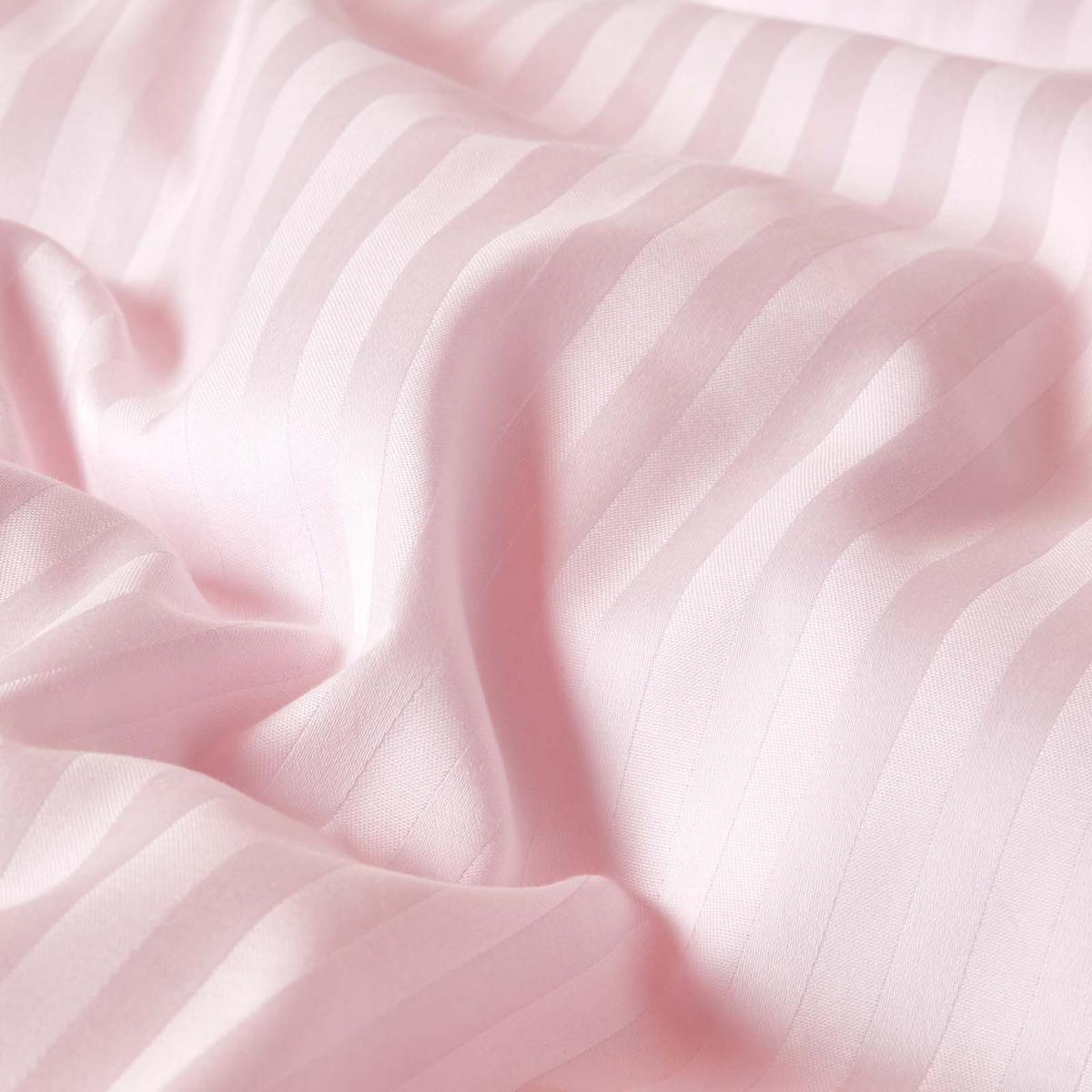 BETTWÄSCHE Damast Fadendichte 330 - Rosa, Textil (260/220cm) - Homescapes