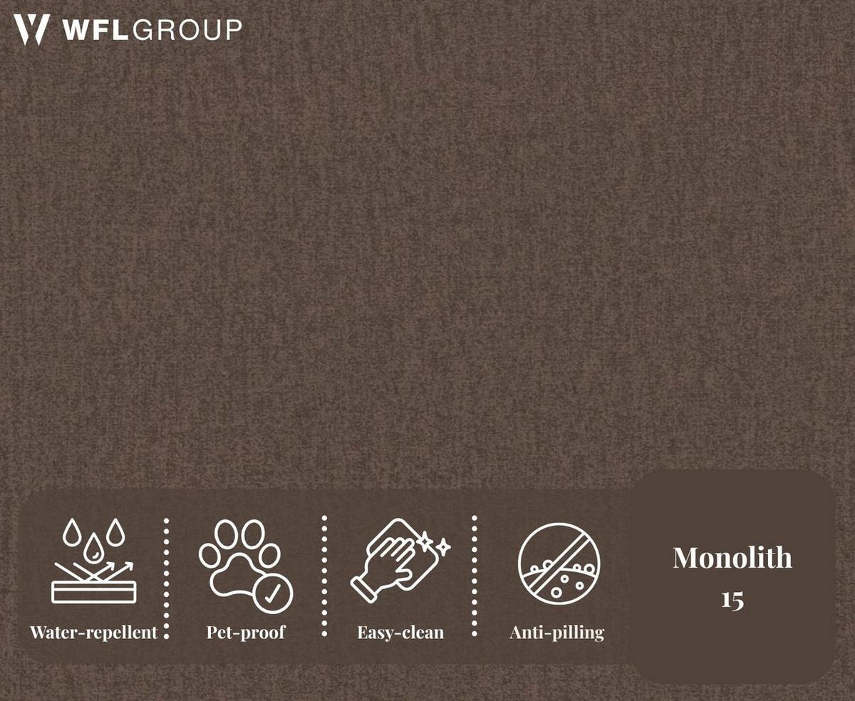 ECKSOFA Iris mit Schlaffunktion und Bettkasten, links oder rechts montierbar – Braun Samt 280/184/85 cm - Schwarz/Braun, Kunststoff/Textil (280/184cm) - WFL GROUP