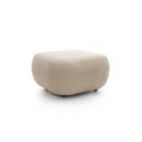 POLSTERHOCKER AMICO Modern Sitzhocker, Fußhocker Beige - Beige, Holzwerkstoff/Kunststoff (75/39/75cm) - MASSENO