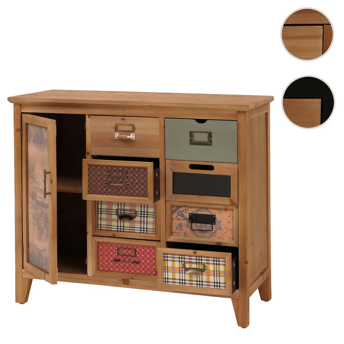 APOTHEKERKOMMODE Braun - Braun, Holz (91/80/40cm) - MCW