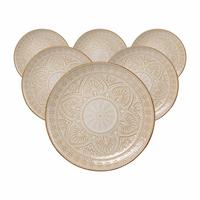 DESSERTTELLER Omara beige ø 21 cm 6er Set - Beige, Keramik (21cm) - Ritzenhoff Breker