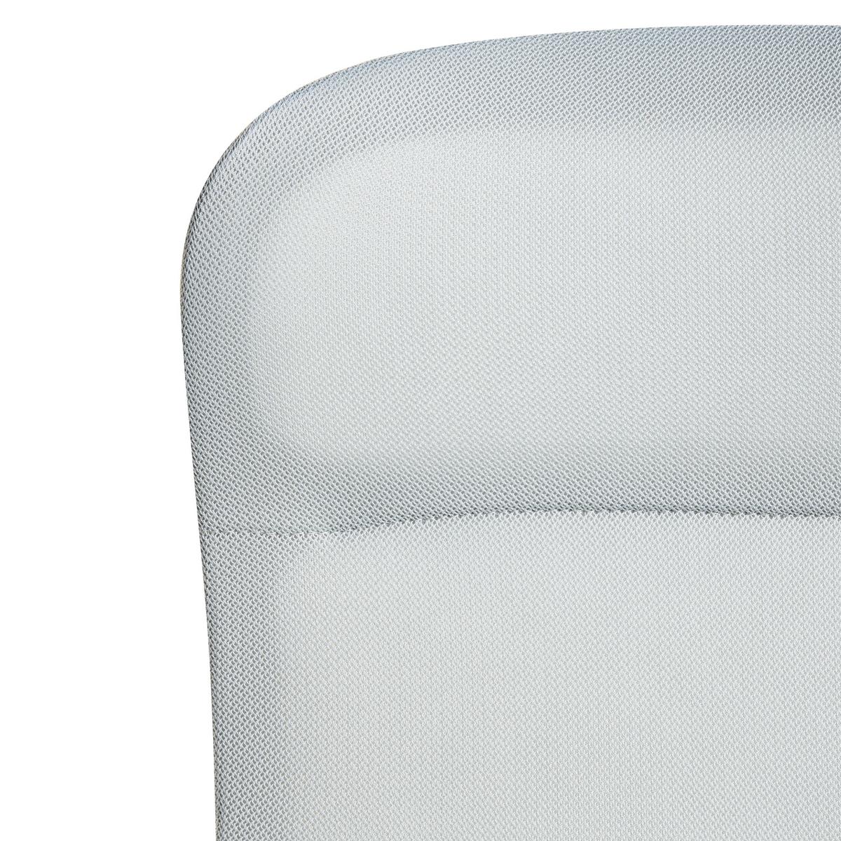 BÜROSTUHL Stoff Hellgrau Nexel - Grau, Textil (60/114/60cm) - Beliani