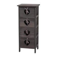 KOMMODE Grau, Braun - Braun/Grau, Holz (29/70/25cm) - MCW