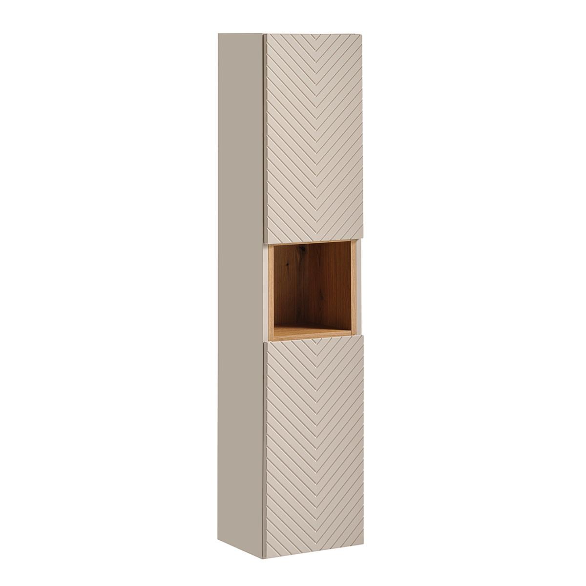 BADMÖBEL 140.4cm Manoa 2er-Set Kaschmir - Beige, Holzwerkstoff (140.4/59/40cm) - Petits-meubles