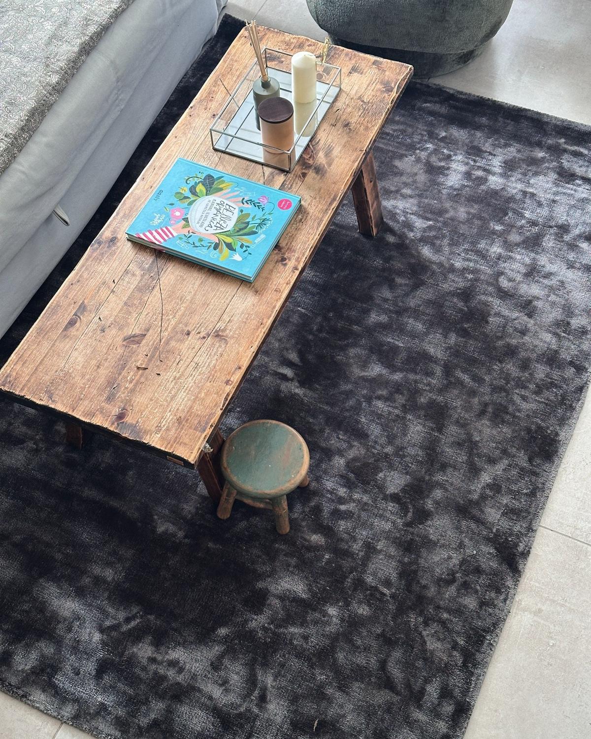 KURZFLOR-TEPPICH Gesi II 200/140 cm - Grau, Naturmaterialen (140/200cm) - Beliani