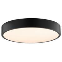 LED DECKENLEUCHTE Delvin Schwarz/Weiß 33/33/7 cm - Multicolor, Metall (33/33/7cm) - Brilliant