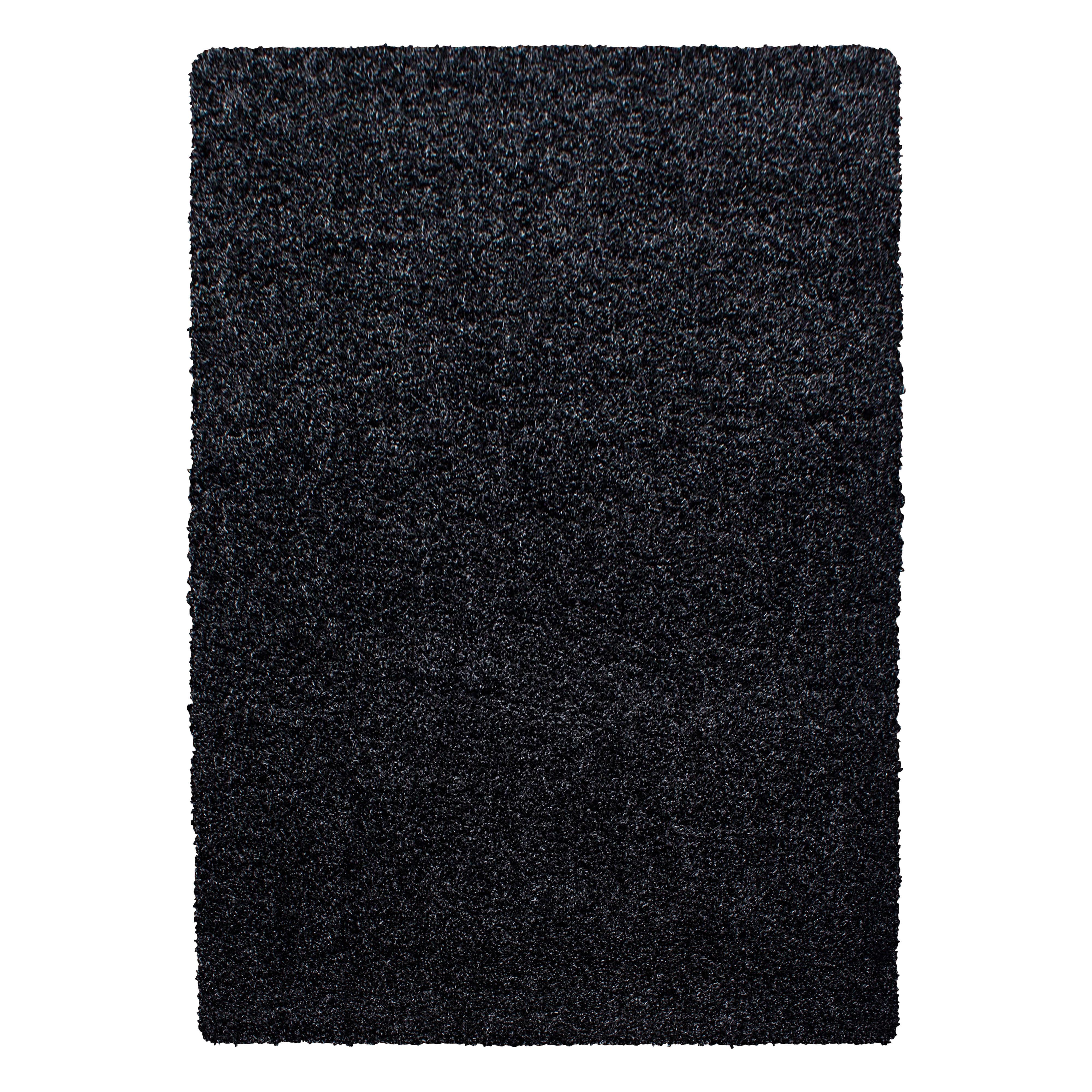 HOCHFLORTEPPICH RHEIN, einfarbig, Anthrazit, 120 x 170 cm - Anthrazit, Textil (170/120cm) - KADIMA DESIGN