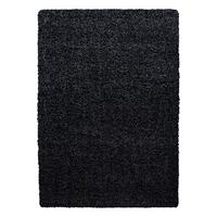 HOCHFLORTEPPICH RHEIN, einfarbig, Anthrazit, 120 x 170 cm - Anthrazit, Textil (170/120cm) - KADIMA DESIGN