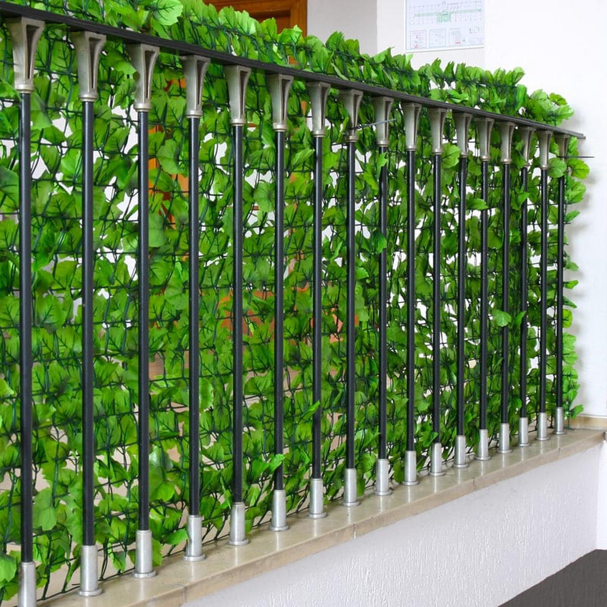 BALKONSICHTSCHUTZ BLATT Hellgrün - Hellgrün, Kunststoff (500/150cm) - MCW