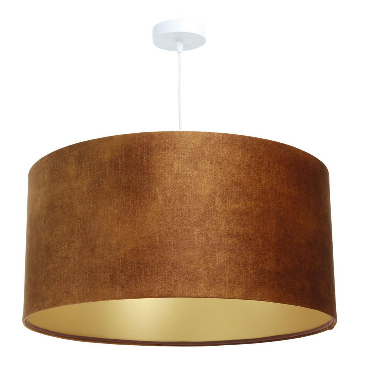 HÄNGELEUCHTE Gold 40/20 cm - Goldfarben/Braun, Kunststoff (40/0.4/20cm) - ONZENO