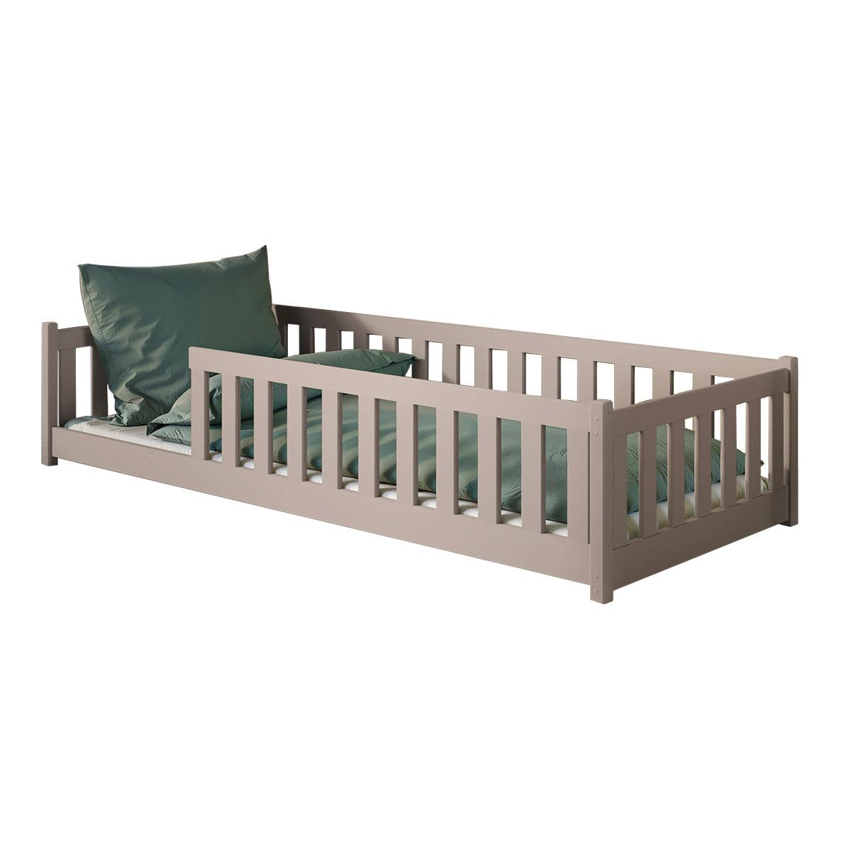 BETT 90/200 Maya Kaschmir - Beige, Holz (90/200cm) - Petits-meubles