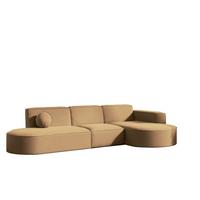 ECKSOFA Sunday - Braun, Holzwerkstoff (296/78/165cm) - Fun Möbel