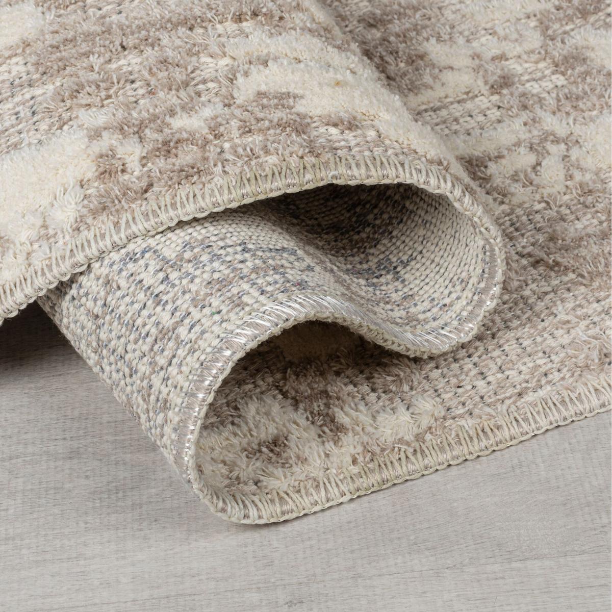 TEPPICH Waschbar RIDGE, meliert, Beige, 194 x 290 cm - Beige, Textil (290/194cm) - KADIMA DESIGN