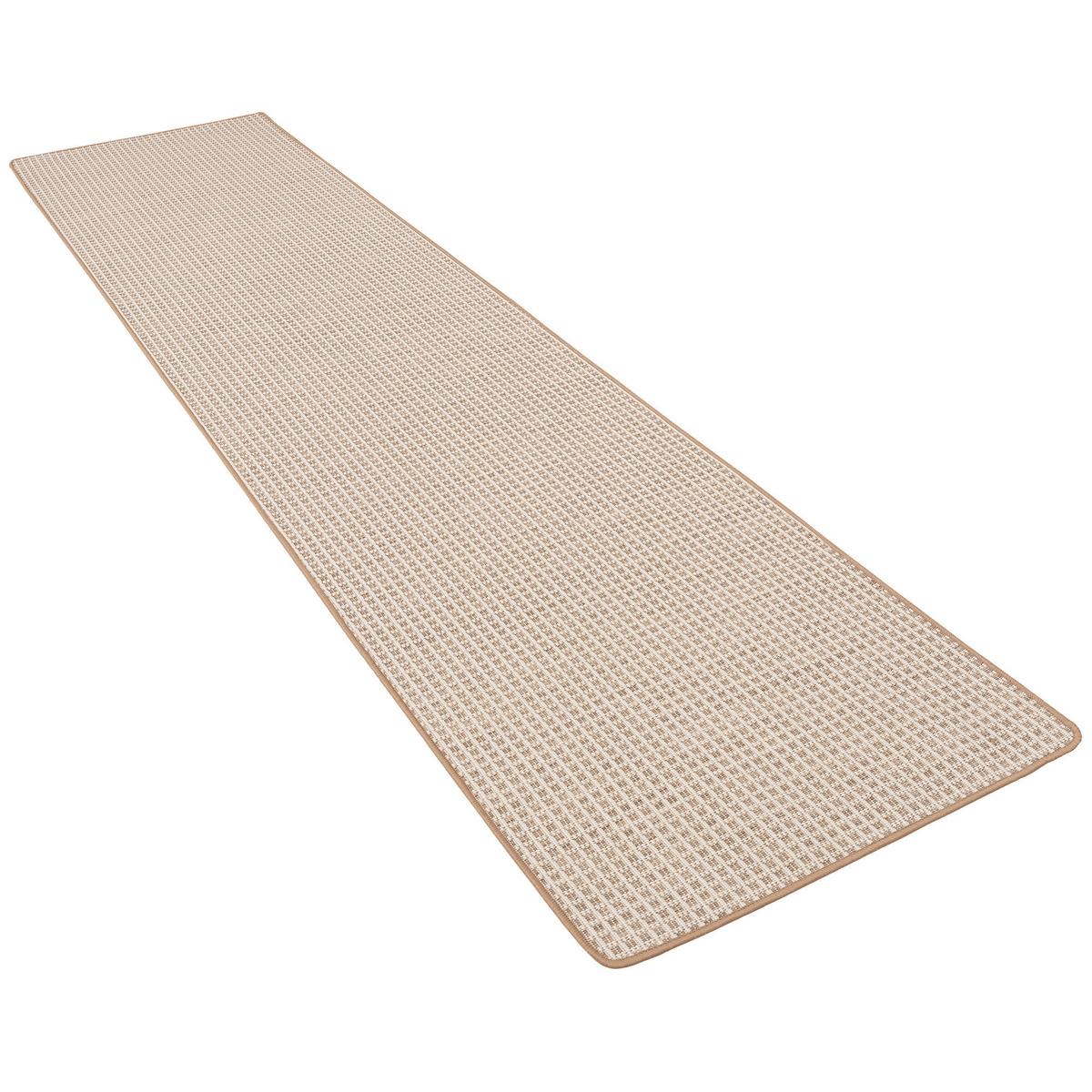 IN & OUTDOOR LÄUFER FLACHGEWEBE OSLO TREND - Beige, Textil (100/400cm) - Snapstyle