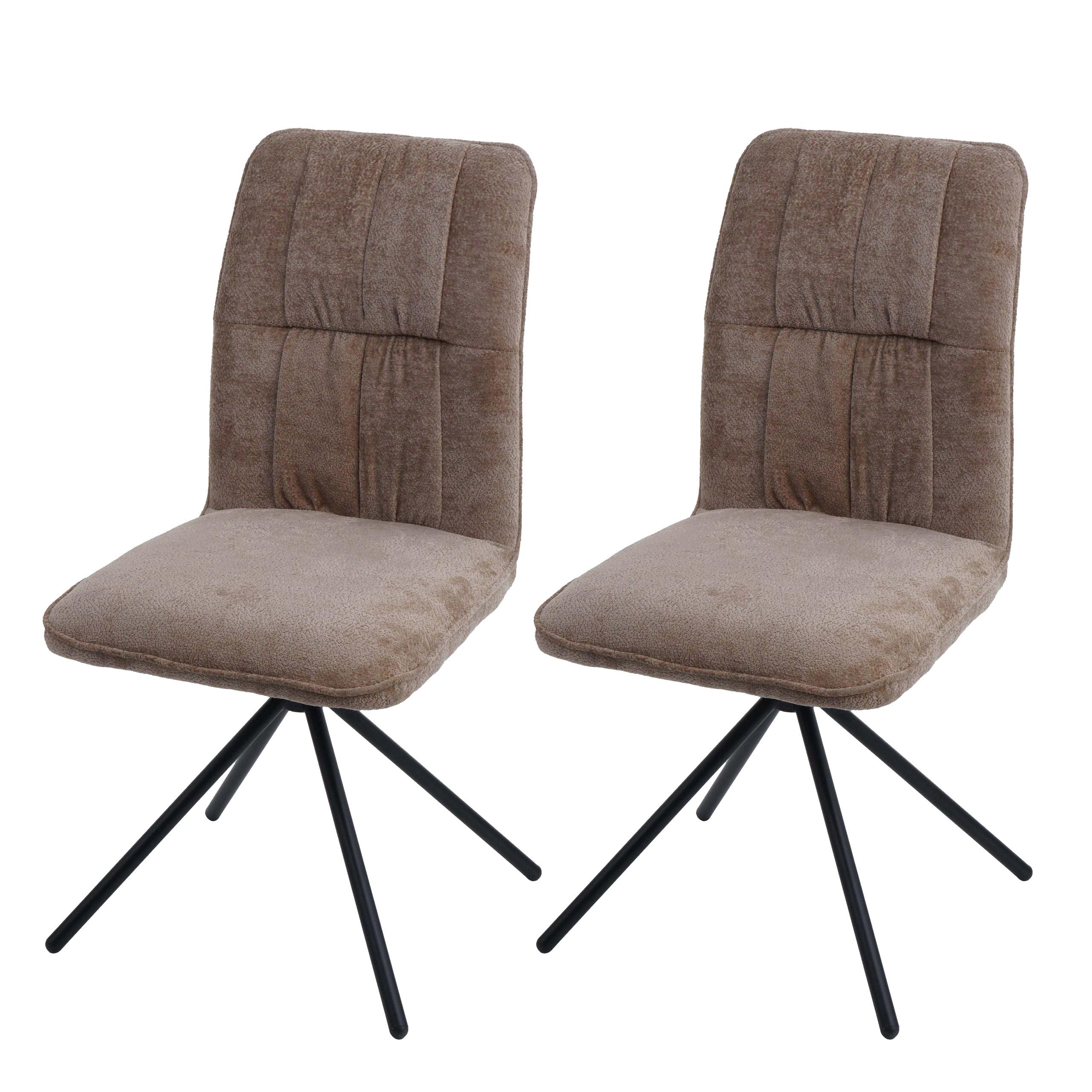 ESSZIMMERSTUHL Braun - Hellbraun/Braun, Textil (47/95/50cm) - MCW