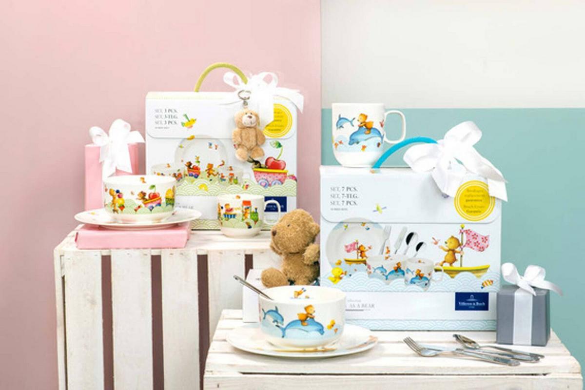 KINDERGESCHIRR Hungry as a Bear bunt 2er Set - Multicolor, Keramik (2/2/2cm) - Villeroy & Boch