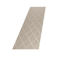 TEPPICH Outdoor IMST in Beige, im Boho-Stil, 80 x 250 cm - Beige, Textil (80/250cm) - KADIMA DESIGN
