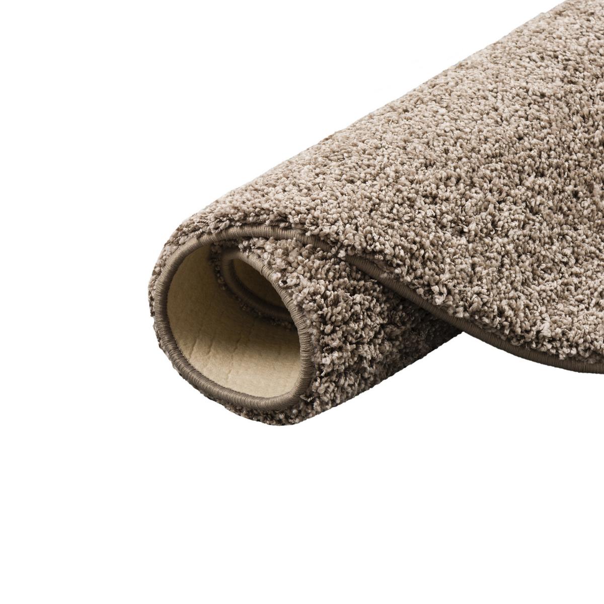LUXUS HOCHFLOR LANGFLOR TEPPICH MILANO RUND - Mauve, Textil (160/160cm) - Snapstyle