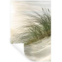 WANDTATTOO Dünen mit Strandhafer in der Sonne des Nationalparks Schleswig-Holsteinisches Wattenmeer Wandbild 40x60 cm - Creme, Kunststoff (40/60/0.1cm) - MuchoWow