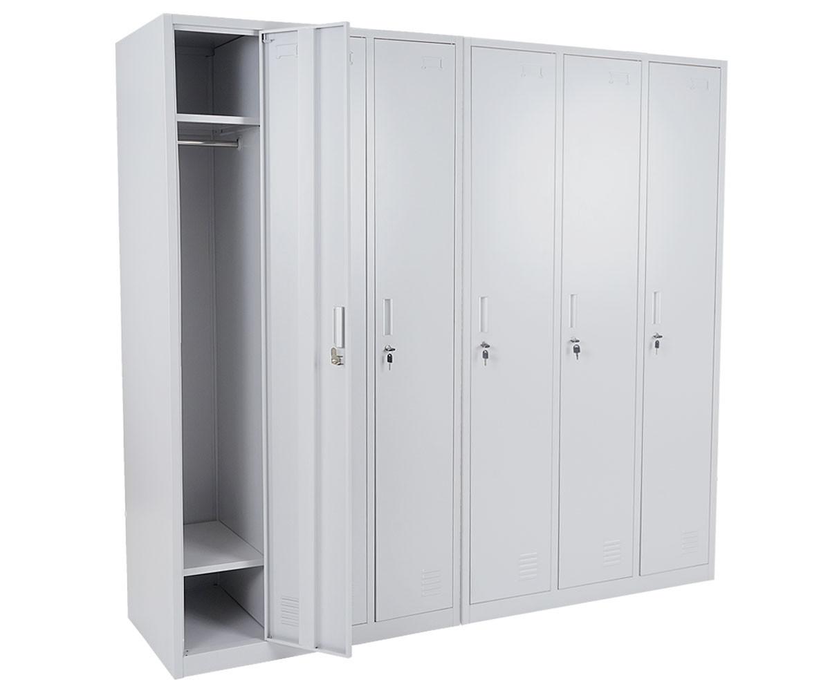 SCHLIESSFACH Grau - Grau, Metall (180/180/50cm) - MCW