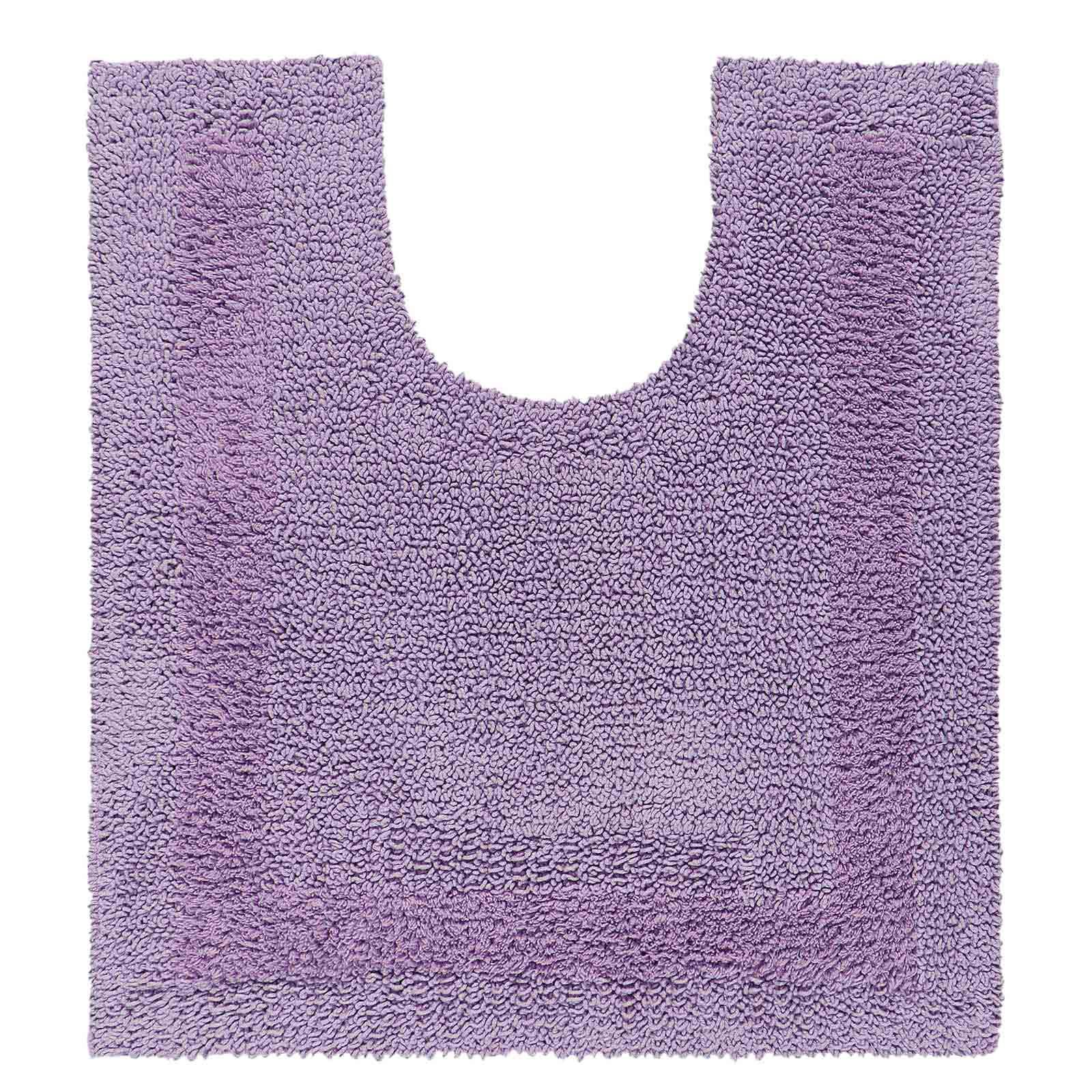 WC-VORLEGER 50/55 cm, 100% Baumwolle, wendbar - Flieder, Textil (50/55cm) - Homescapes