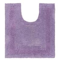 WC-VORLEGER 50/55 cm, 100% Baumwolle, wendbar - Flieder, Textil (50/55cm) - Homescapes