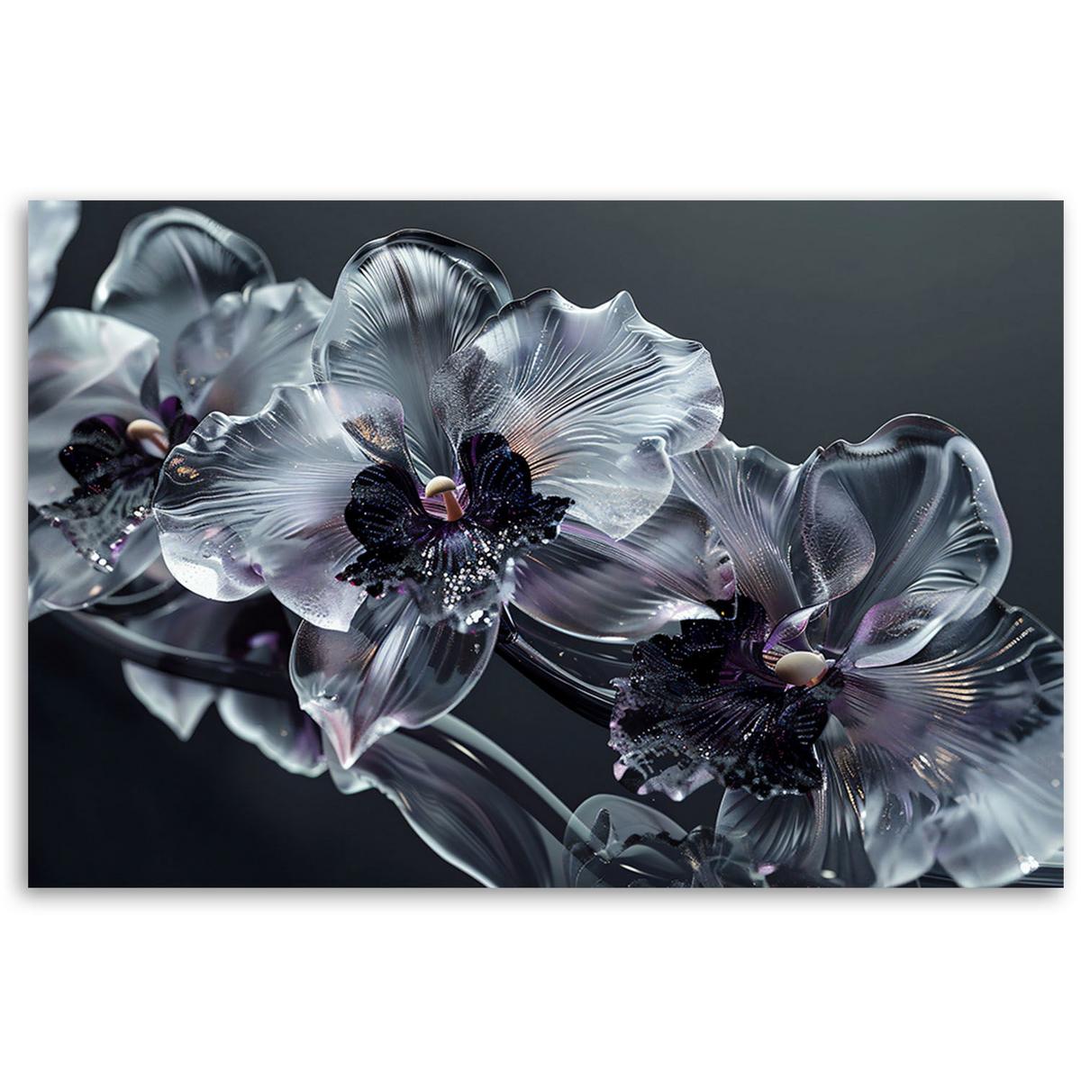 KUNSTDRUCK Grau 90/60 cm - Grau, Textil (90/60cm) - KUNSTLOFT