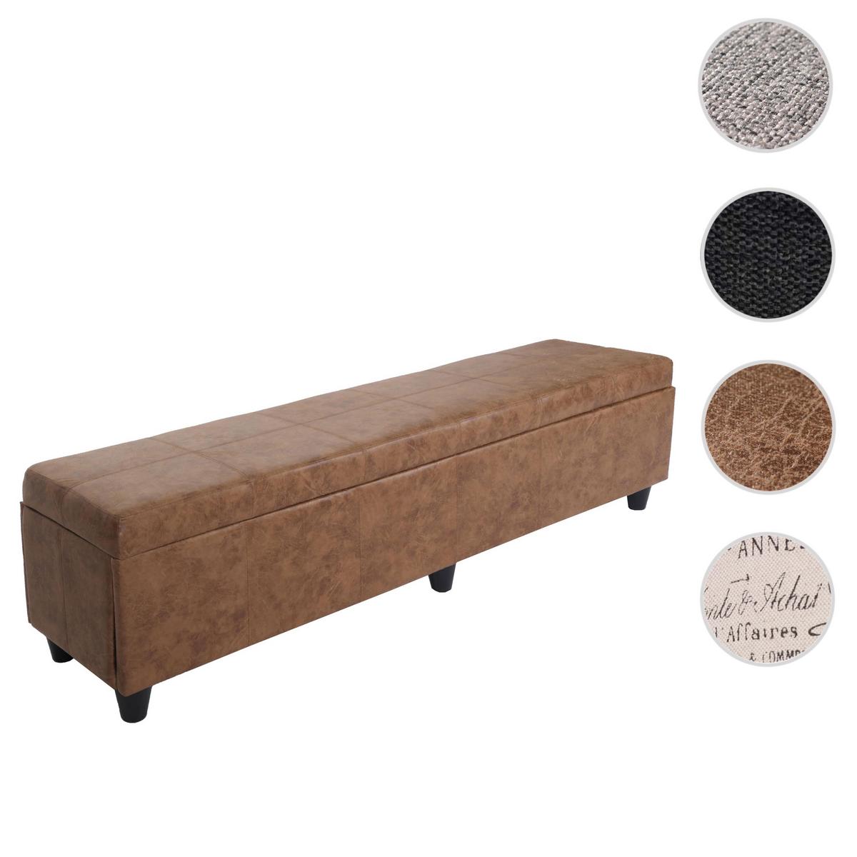 AUFBEWAHRUNGS-TRUHE XXL Braun - Braun, Textil (180/45/45cm) - MCW