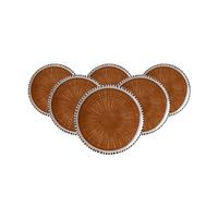 DESSERTTELLER Natura Braun ø 20,5 cm 6er Set - Braun, Keramik (20.5cm) - Ritzenhoff Breker