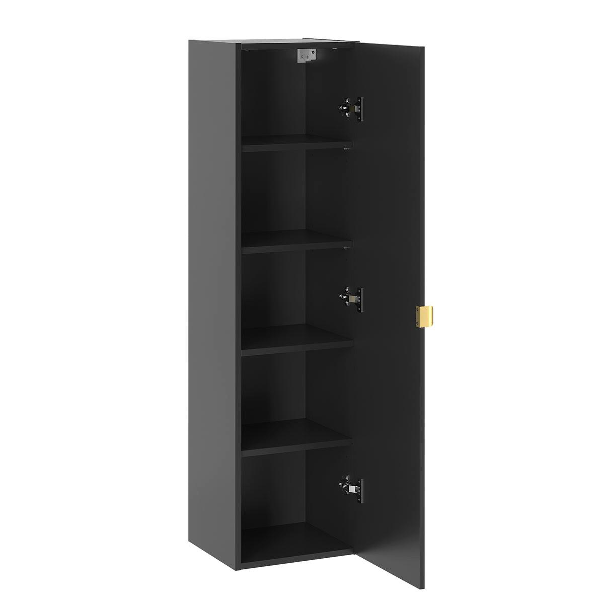 BADMÖBEL 60cm Lexa 2er-Set Schwarz - Schwarz, Holzwerkstoff (60/50/45.8cm) - Petits-meubles